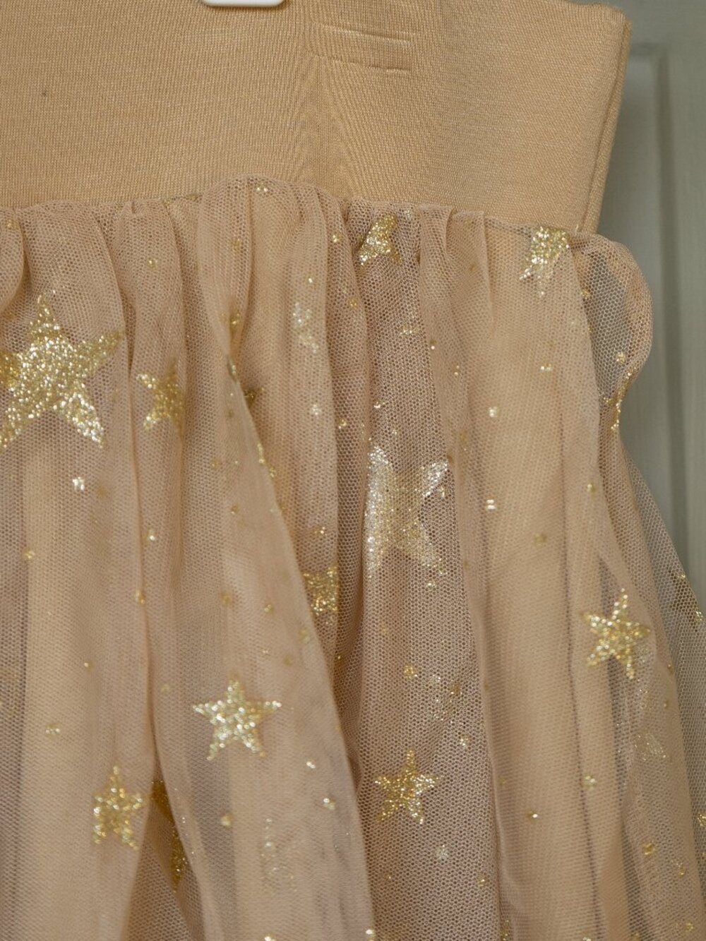 Torrid Celestial Tulle Skater Skirt Sheer Gold Star Glitter Sparkle Pull On - Picture 5 of 14